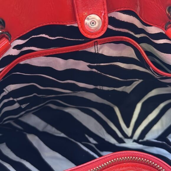 Kate Spade Red Patent Leather Tote - Picture 11 of 14